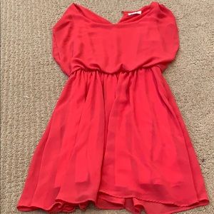 Coral/Red dress